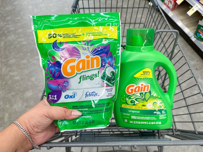 gain detergent and flings walgreens