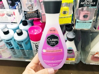 cutex nail polish remover bottle
