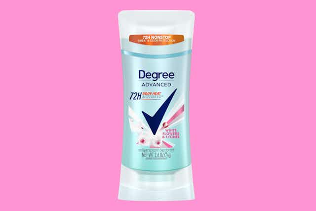 Degree Deodorant, as Low as $2.24 on Amazon (Reg. $5.29) card image
