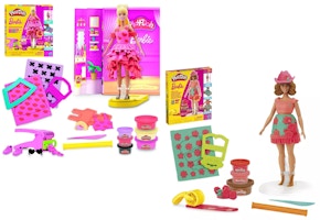Play-Doh Barbie Playset + Doll Set