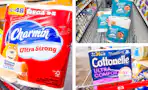 collage image of charmin, angel soft, and cottonelle toilet paper