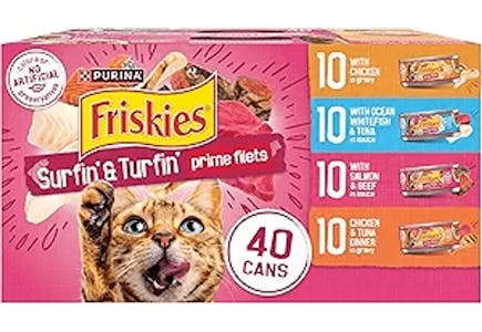 Friskies Wet Cat Food 40-Pack