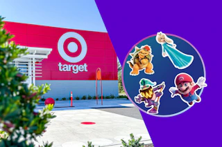 target super mario free stickers