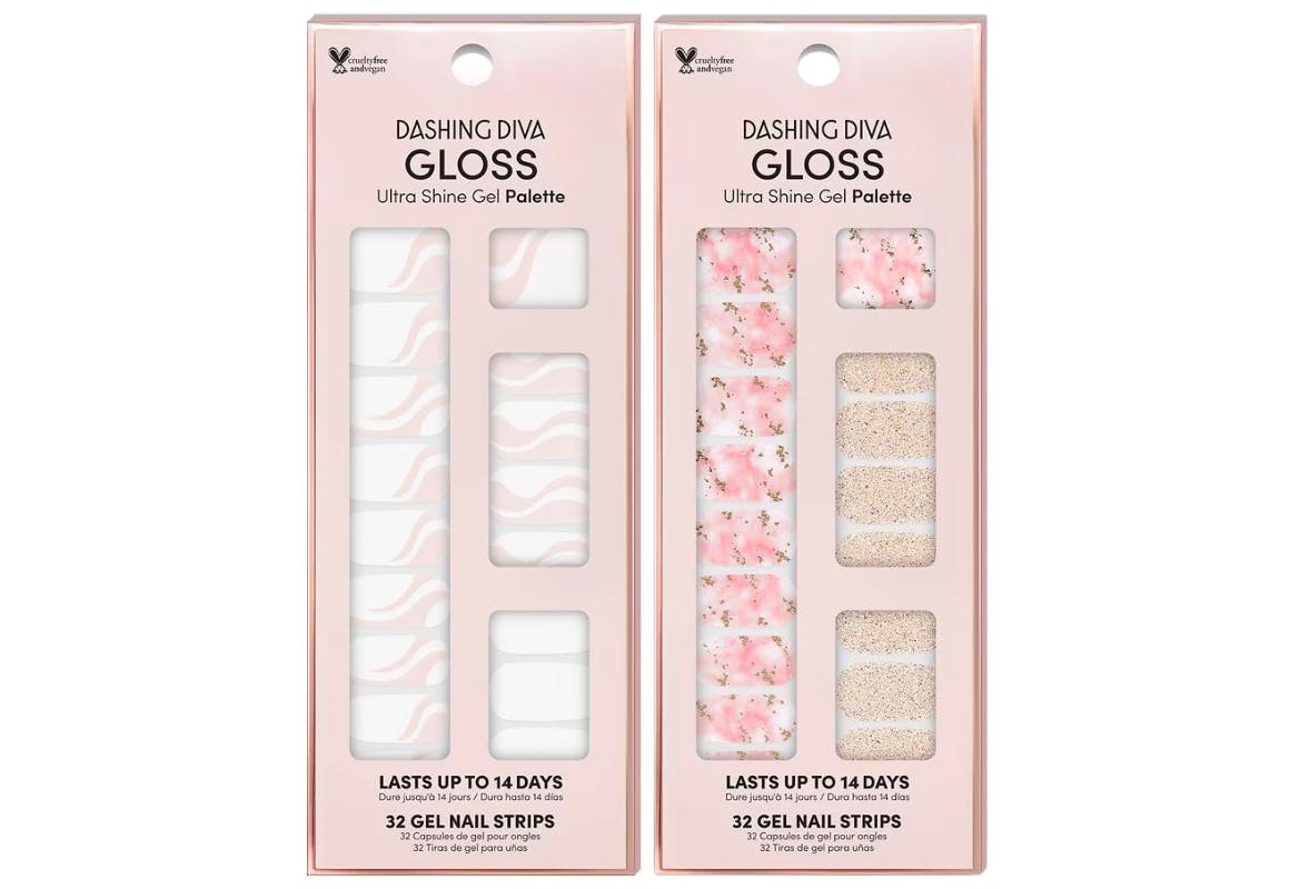 2 Dashing Diva Gel Nail Strips