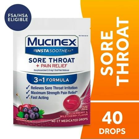 Mucinex Instasoothe Lozenges
