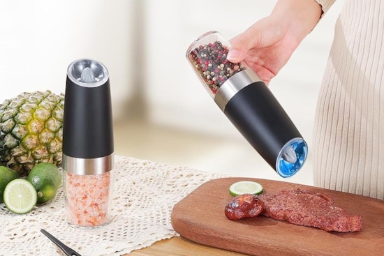 Electric Salt and Pepper Grinder Set, Only $9.99 on Amazon