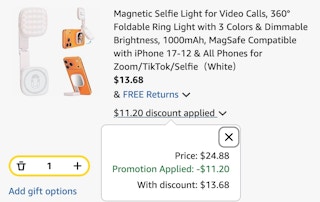 magnetic selfie light