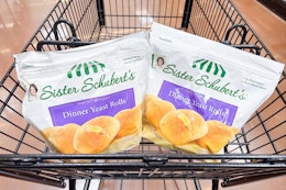 sister schuberts rolls in shopping cart