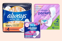 Target menstrual care products