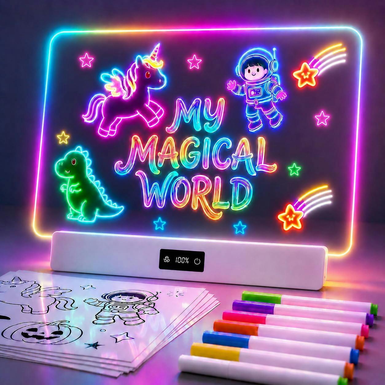 LED Drawing Board for Kids