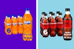 soda packs on a header
