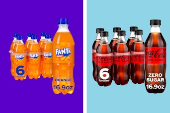 soda packs on a header