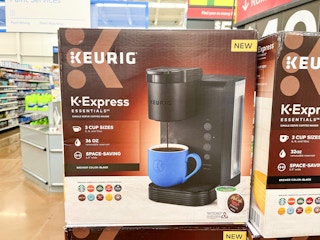 Keurig K-Express in box on display at Walmart 