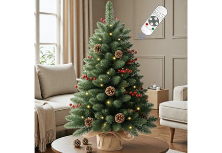 Prelit Artificial Christmas Tree