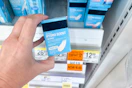 hand holding neutrogena hydro boost clearance