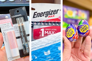 collage with covergirl, energizer, cadbury eggs