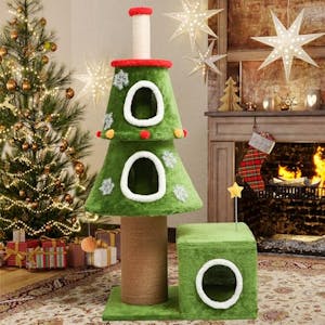 Christmas Tree Cat Tower