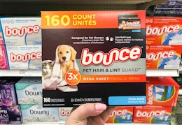 Bounce Pet Hair Remover Dryer Sheets, as Low as $7.77 Each on Amazon card image