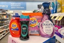 tide and downy laundry products