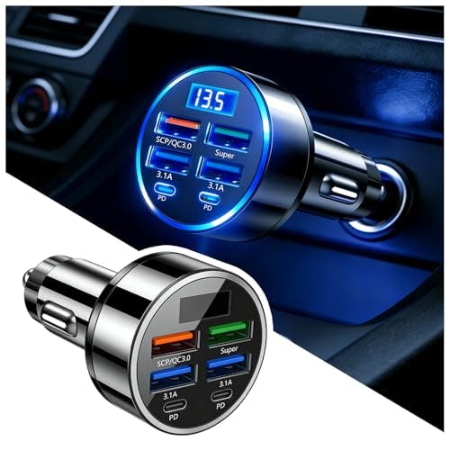 6 Ports Fast Car Charger