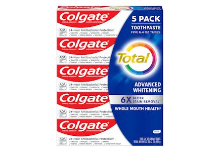 Colgate Total Toothpaste 5-Pack