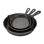 Cooks Cast Iron Fry Pan Set