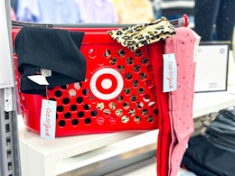 toddler leggings sitting on a target shelf