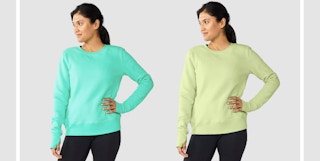 kohls tek gear womens ultrasoft fleece sweatshirt stock image collage 2022 1671735977 1671735977