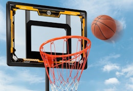 Adjustable 8-Foot Basketball Hoop Stand, Just $46 at Walmart card image