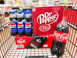 soda deals in shopping cart