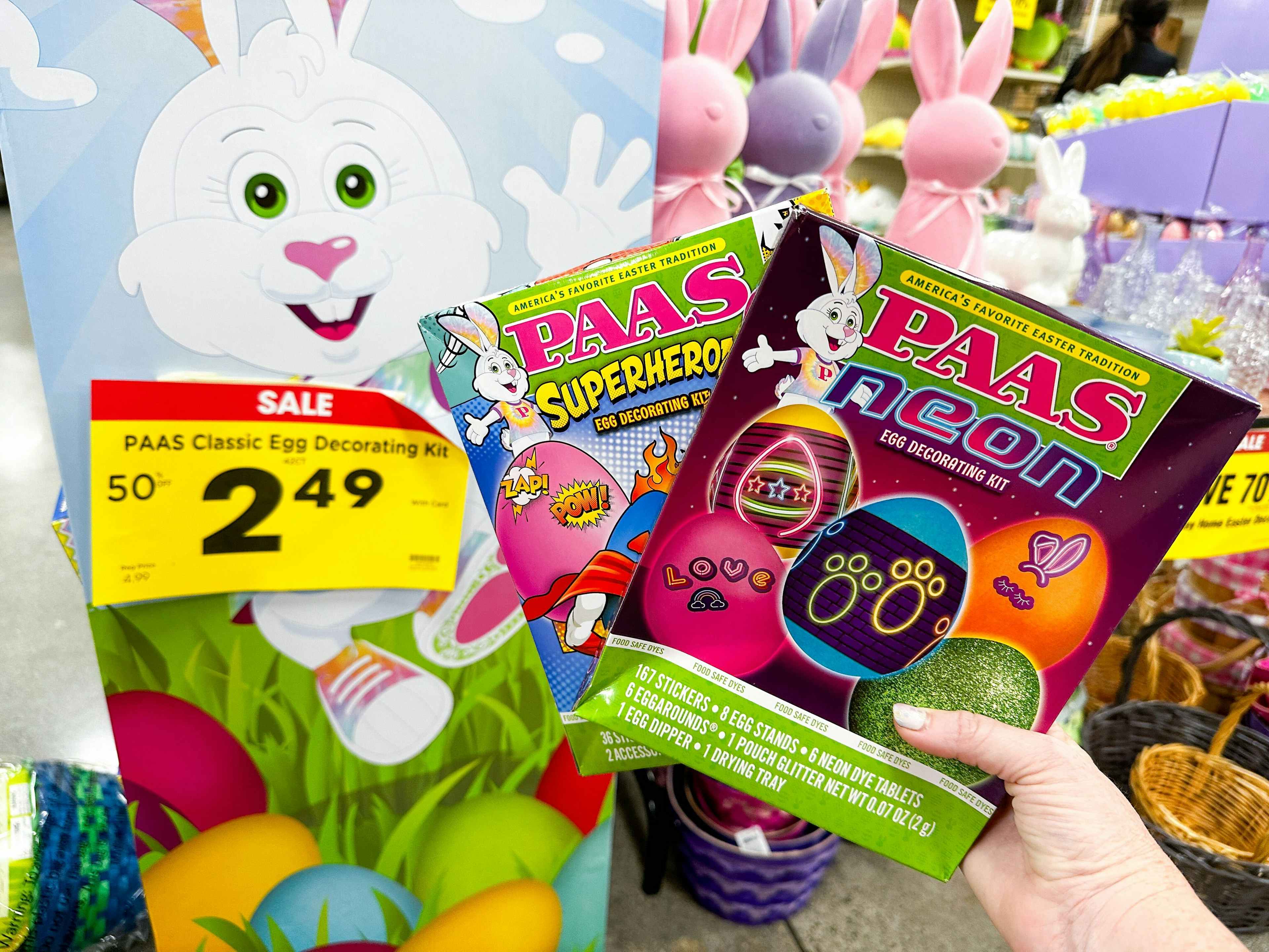 easter clearance kroger paas egg decorating kits
