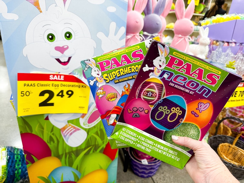 easter clearance kroger paas egg decorating kits