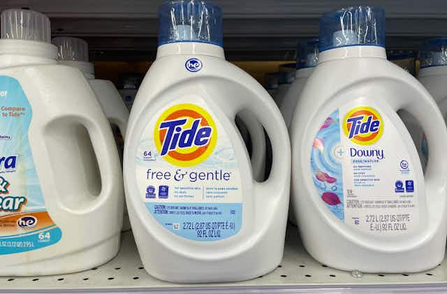 Tide Free & Gentle Laundry Detergent, as Low as $5.84 on Amazon card image