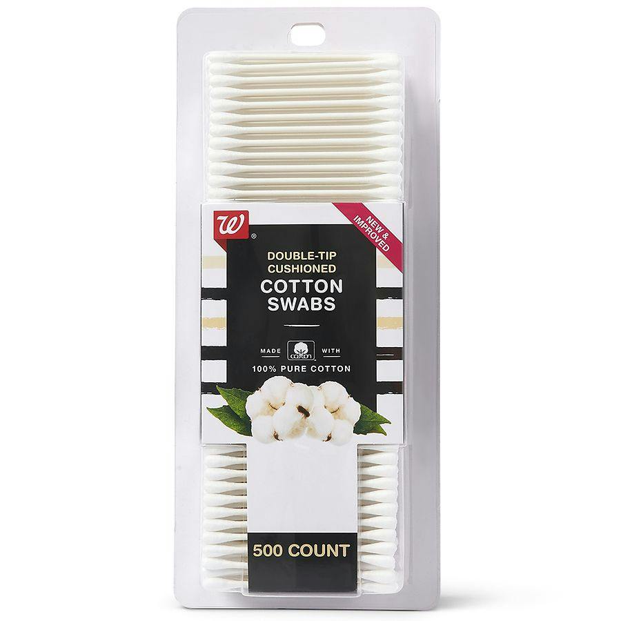 2 Walgreens Cotton Swab Packs