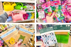 dollar tree finds on 4-photo collage