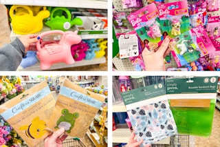 dollar tree finds on 4-photo collage