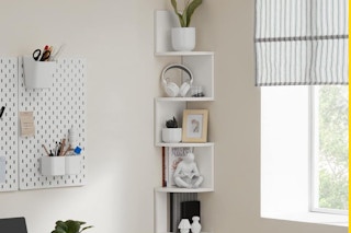 5-Tier Corner Shelf in office space