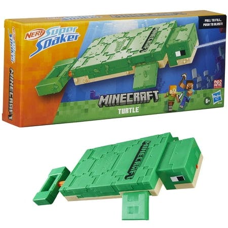 Nerf Minecraft Turtle Water Blaster