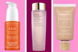 sunday riley, estee lauder and tarte 