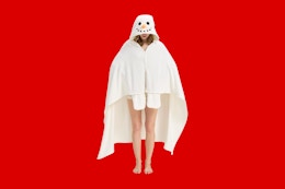 a snowman blanket hoodie