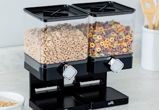 food dispensers on countertop