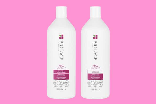 Biolage Thickening Shampoo and Conditioner Set, Only $48 on Amazon (Reg. $84) card image