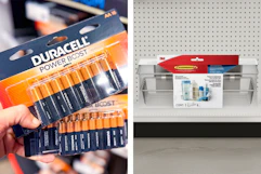 collage with duracell and command products