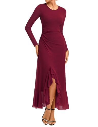 GRACE KARIN Women's Mesh Maxi Dress