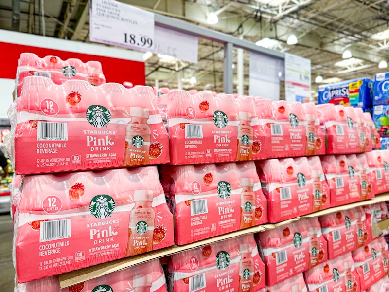 costco starbucks pink drink with price 1