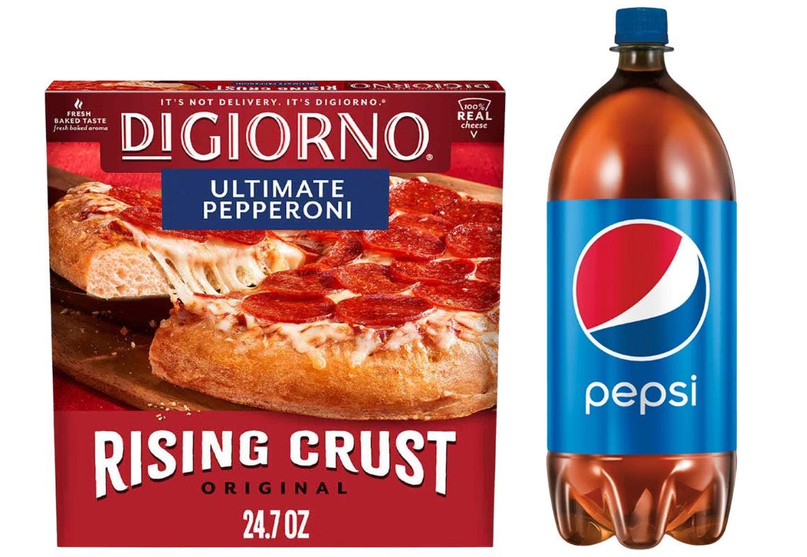 1 DiGiorno + 1 Pepsi