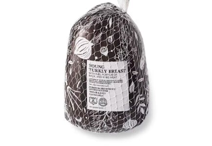 Publix Young Turkey Breast, per lb