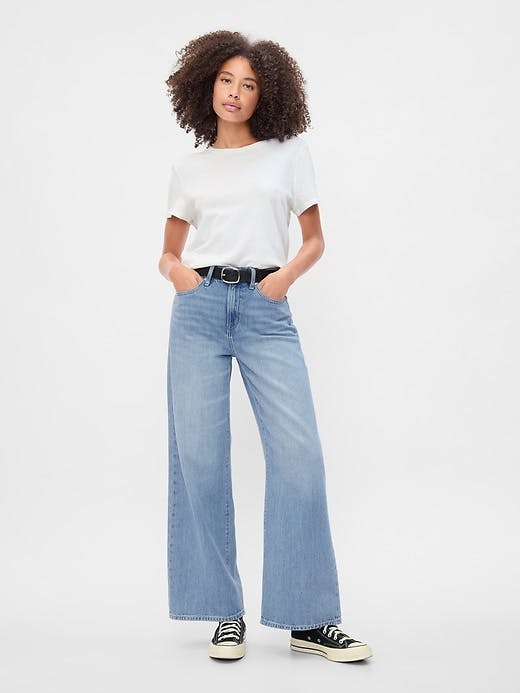 Gap Factory High Rise Wide-Leg Jeans
