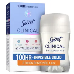 2 Secret Clinical Antiperspirants