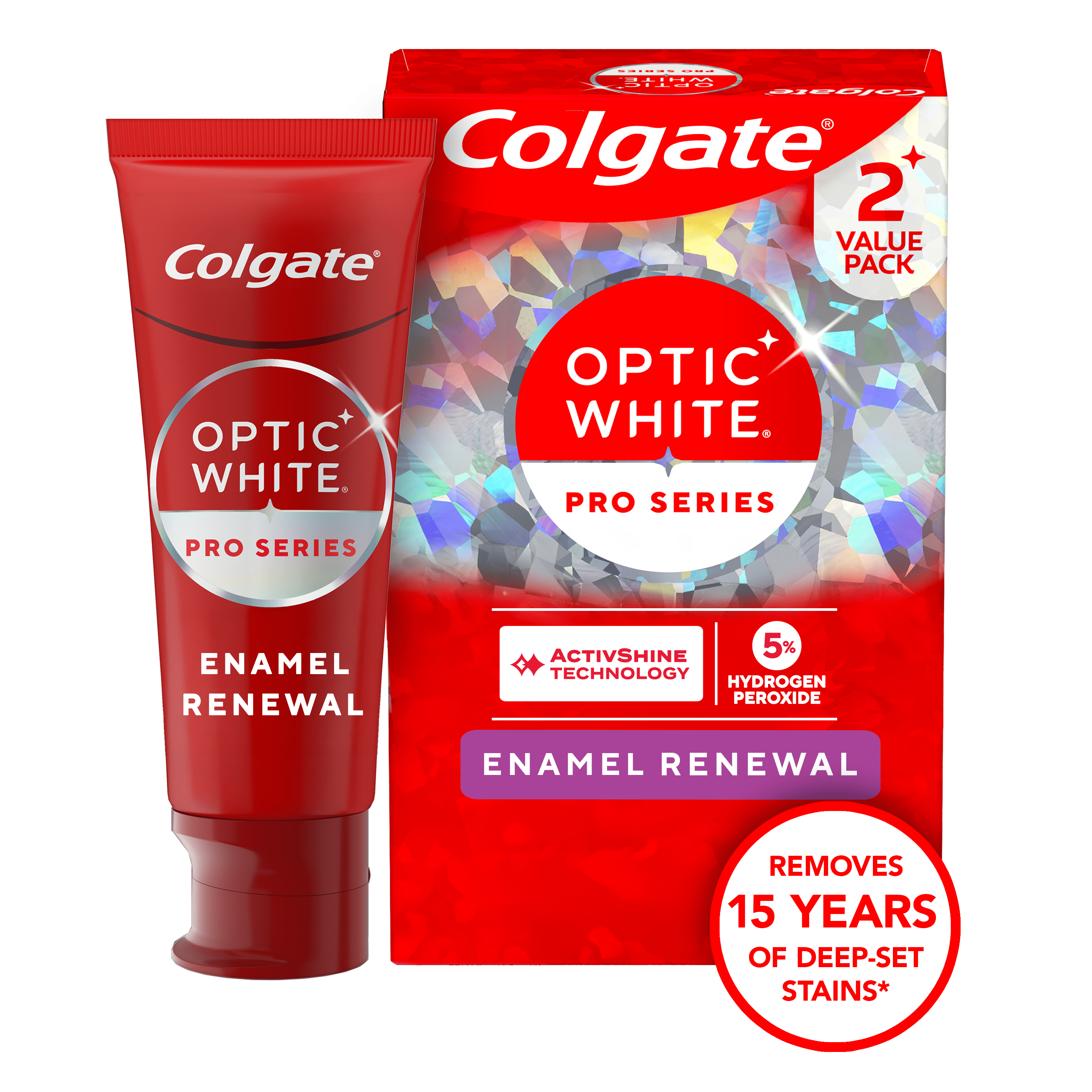 Colgate Optic White Toothpaste 2-Pack